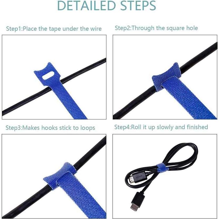 Cintas de Sujeción BALABALA 100 Pcs 15,24 cm Multi-Color