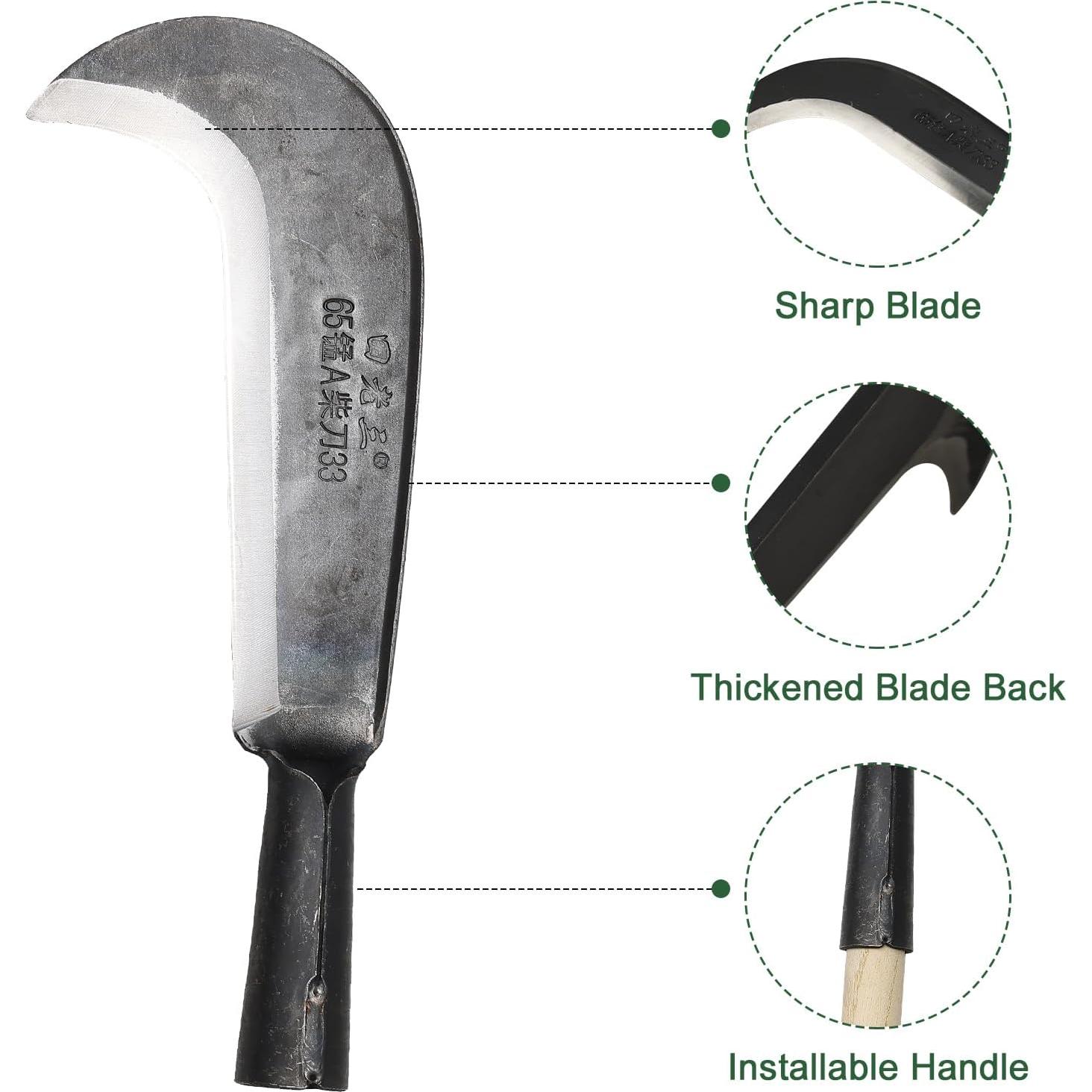 Machete de Jardín Daneried 22.86 cm Acero Carbono Mango Madera