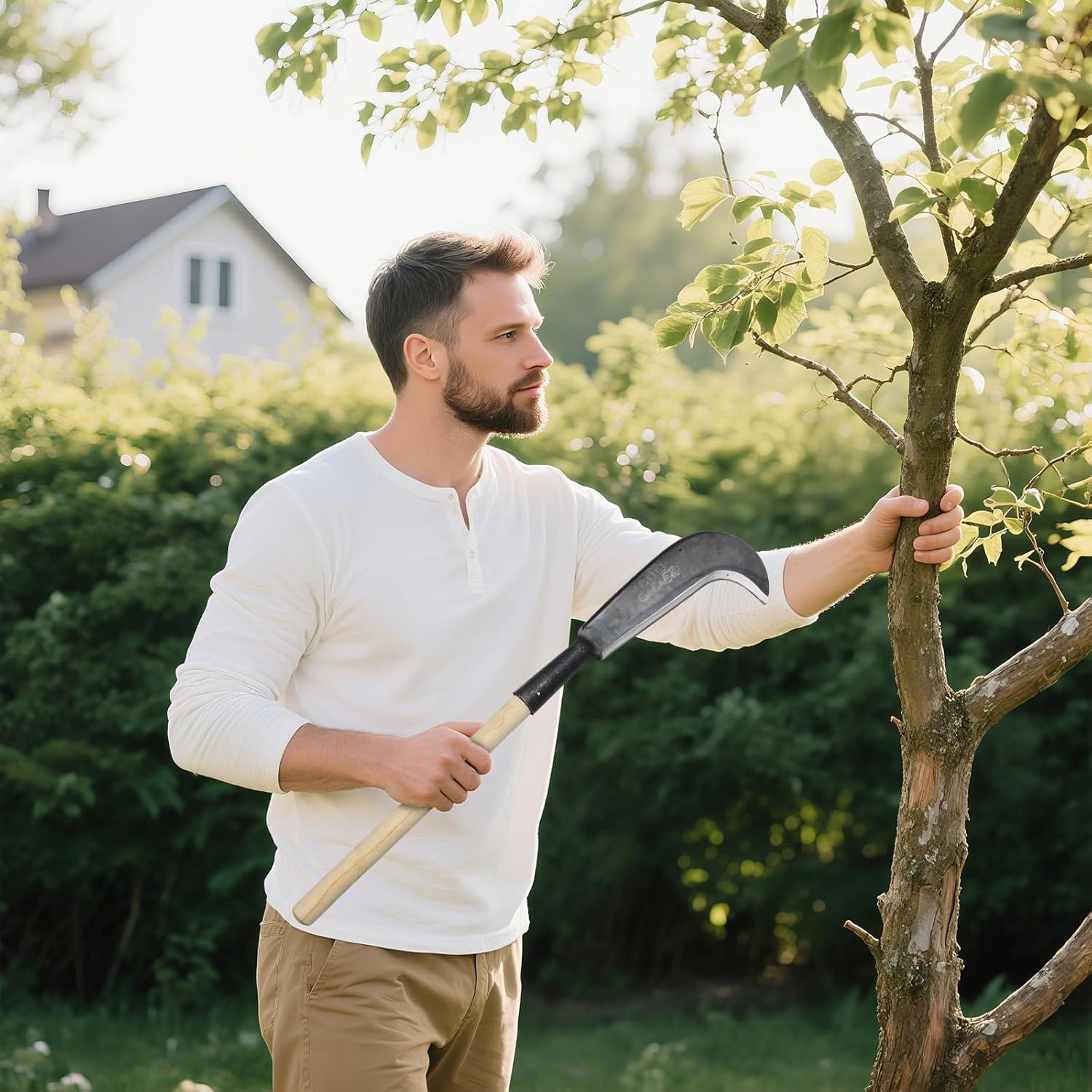 Machete de Jardín Daneried 22.86 cm Acero Carbono Mango Madera