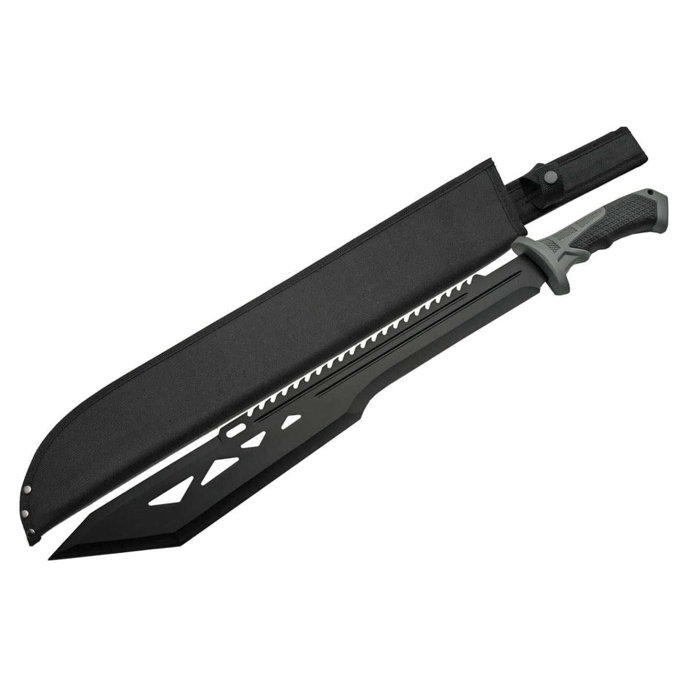 Machete de Caza Genérico 63.5 cm Acero Inoxidable con Mango de Goma
