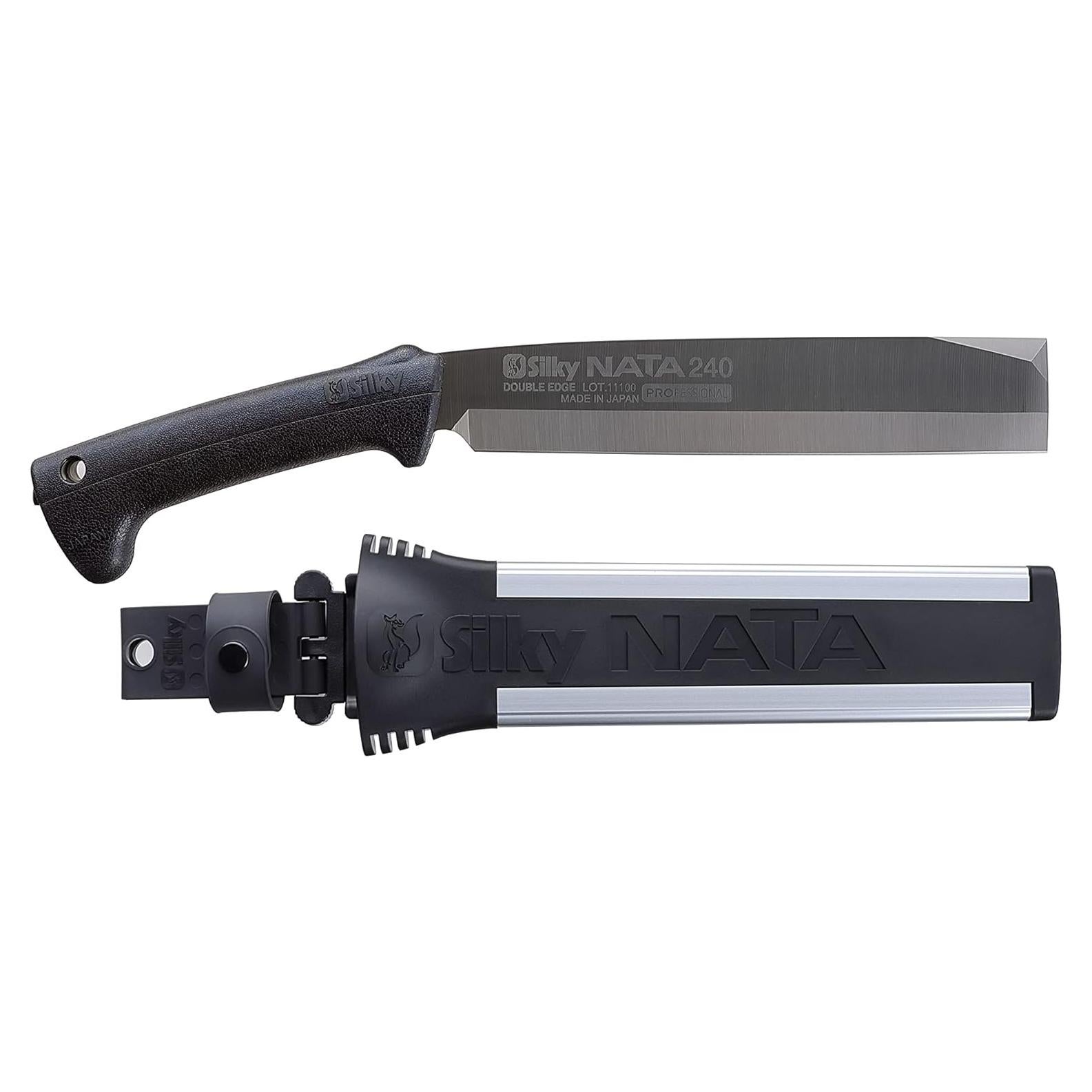 Hacha de Doble Filo Silky 555-24 240mm con Estuche