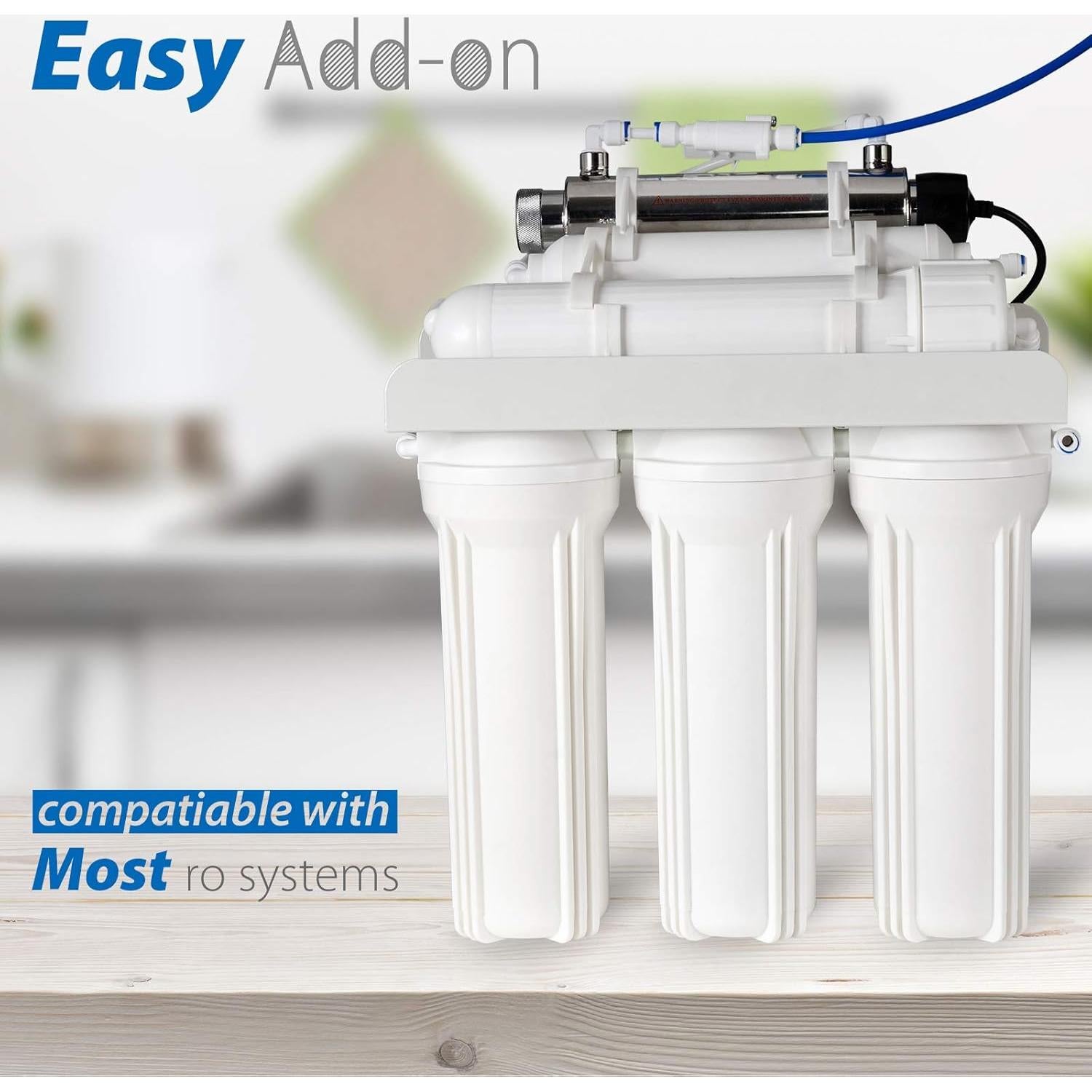 Filtro de Agua UV iSpring UVF11A 11W con Sensor Inteligente