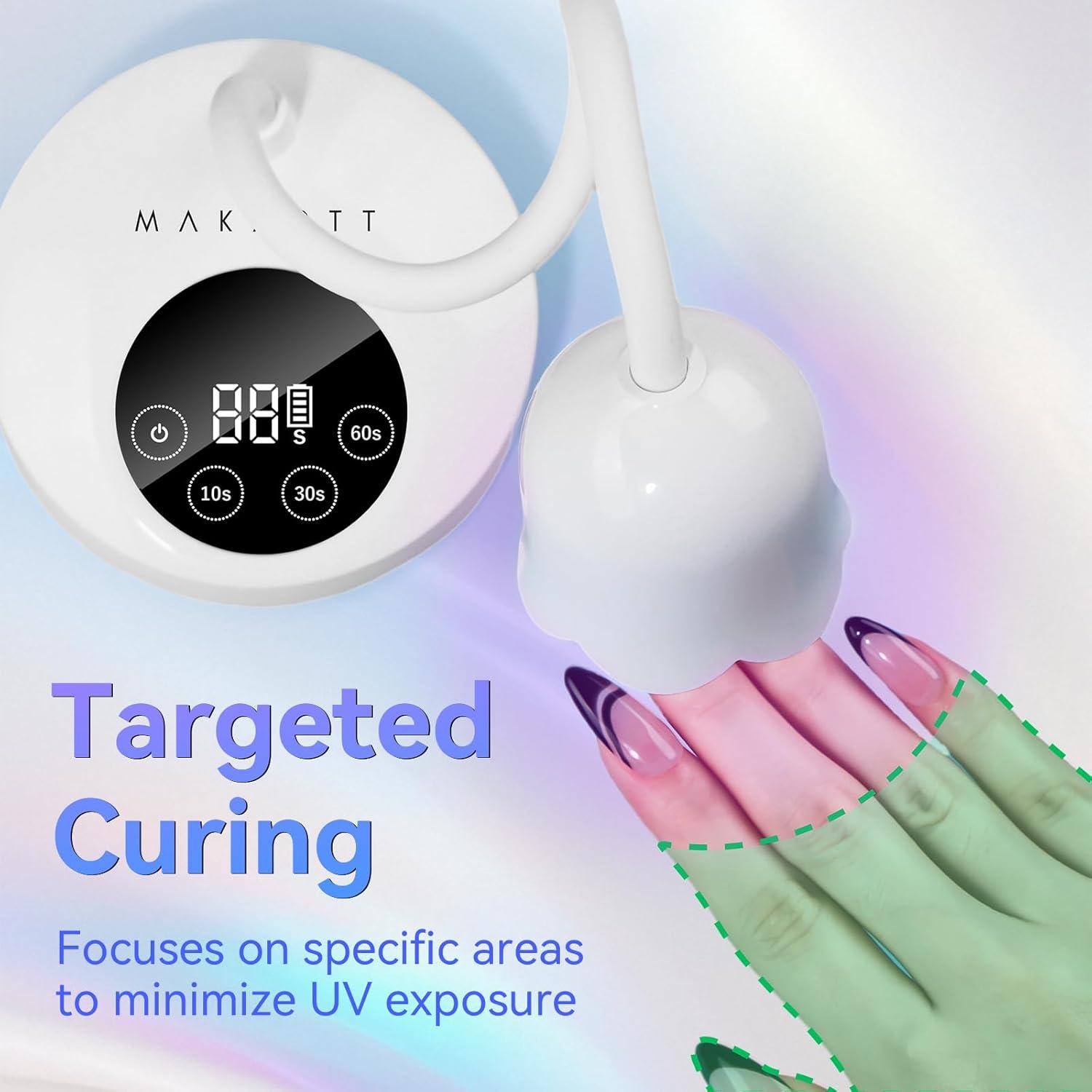 Lámpara UV Makartt 30W Recargable con Sensor Automático