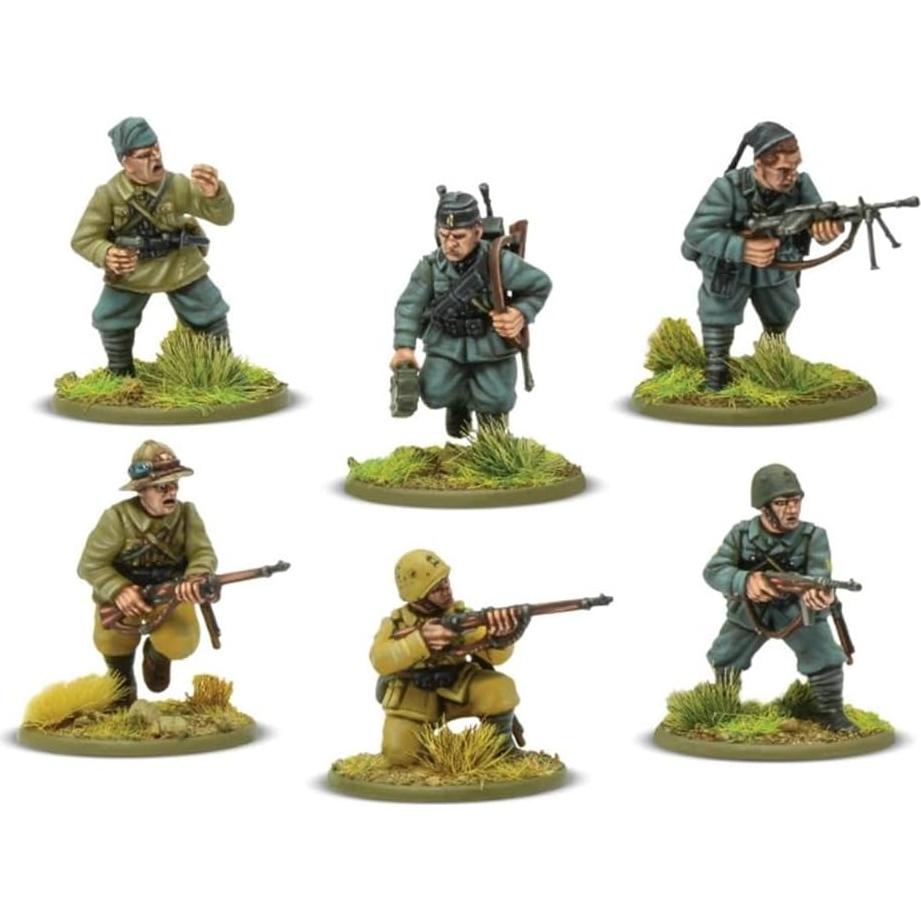Miniaturas de Infantería Italiana 1:56 Warlord Games - 30 Figuras Pintables
