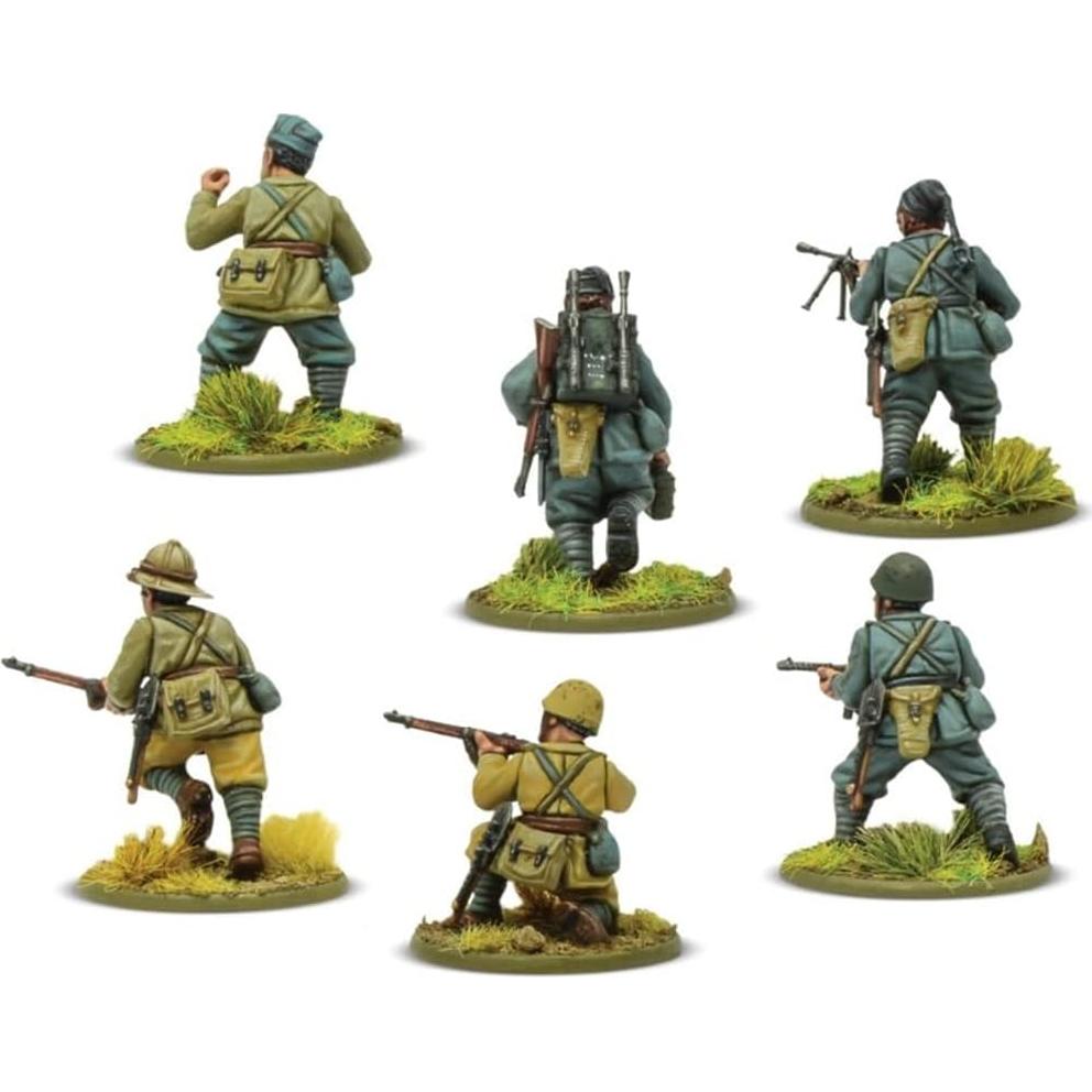 Miniaturas de Infantería Italiana 1:56 Warlord Games - 30 Figuras Pintables
