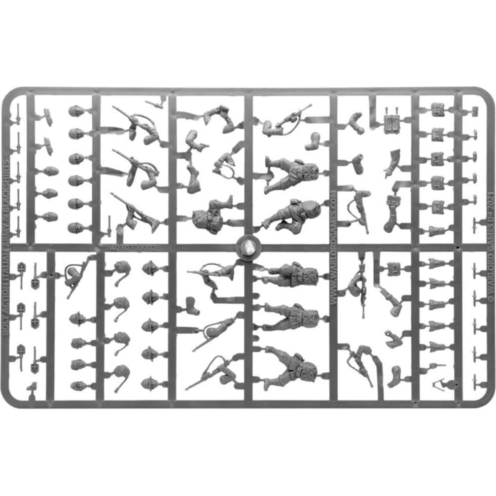 Miniaturas de Infantería Italiana 1:56 Warlord Games - 30 Figuras Pintables