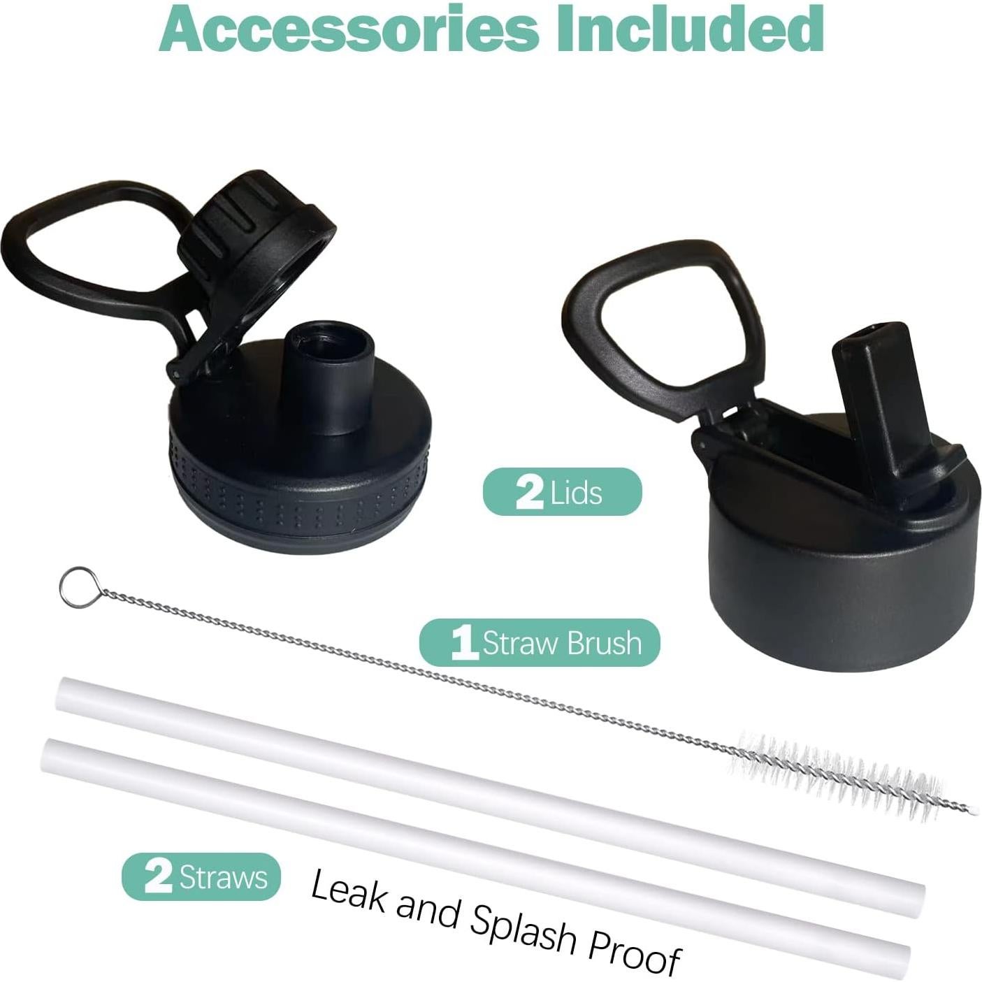 Botella de Agua Aislada ArtSo 750ml Verde/Rosa Doble Pared