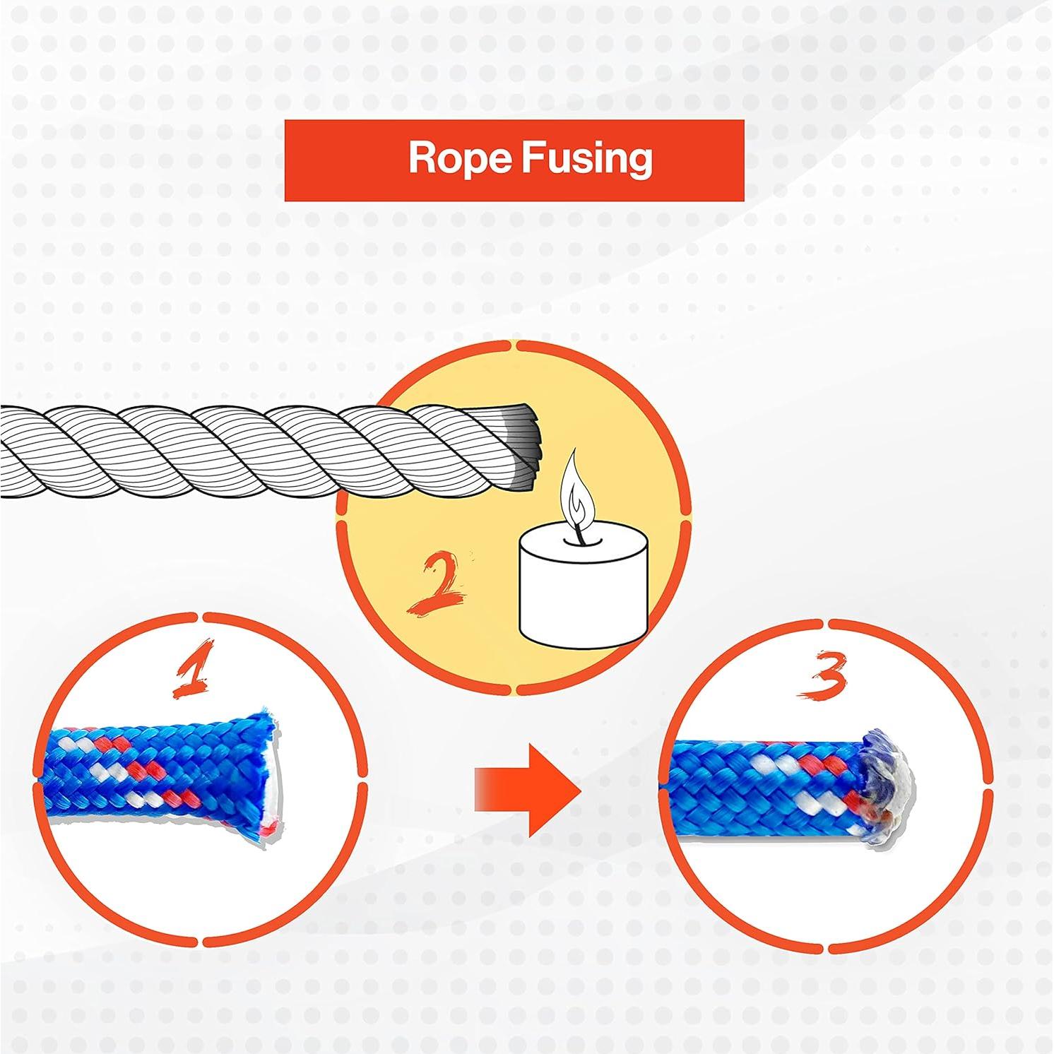 Cuerda Polipropileno Trenzada Wellmax 30,48 m Resistente UV