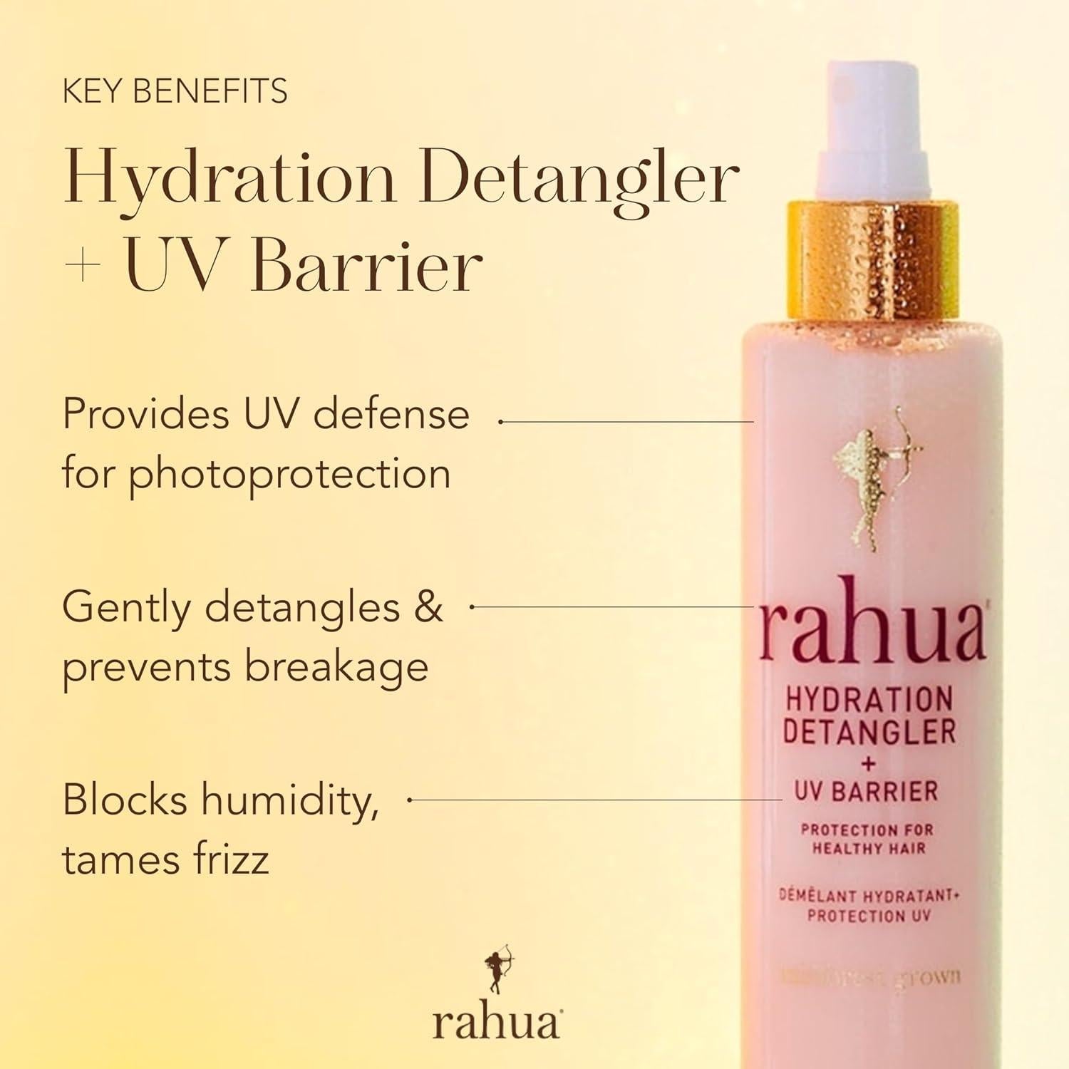 Spray Desenredante Rahua 192 ml Hidratante UV Todos Cabellos
