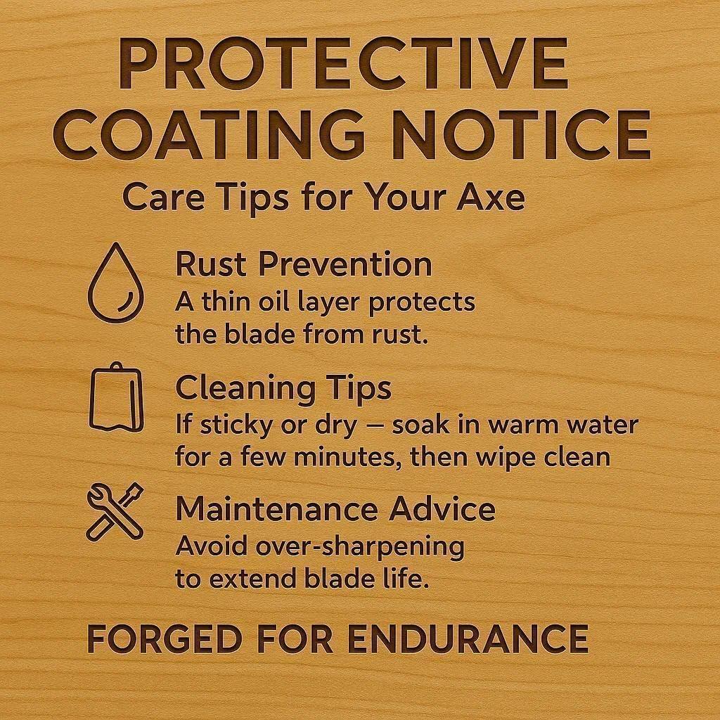 Hacha de Supervivencia Grumpy Bear 38.1 cm - Acero Alto Carbono