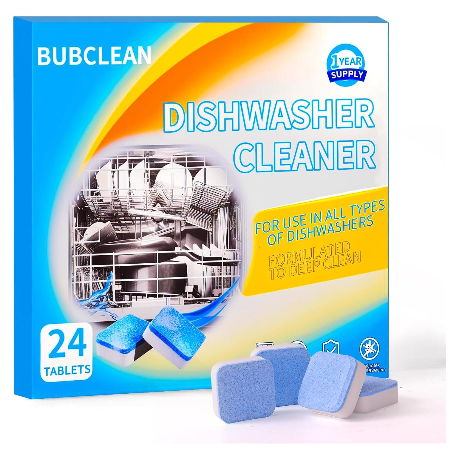 Tabletas Limpiadoras BUBCLEAN para Lavavajillas - 24 Unidades
