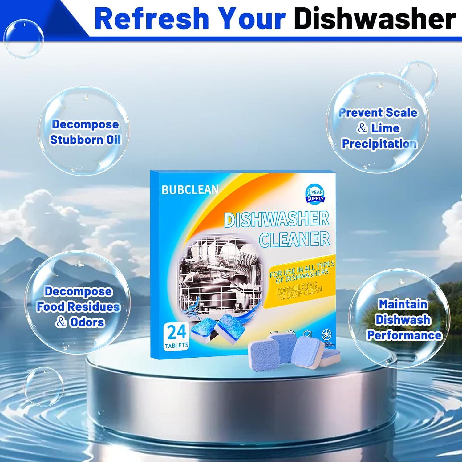 Tabletas Limpiadoras BUBCLEAN para Lavavajillas - 24 Unidades