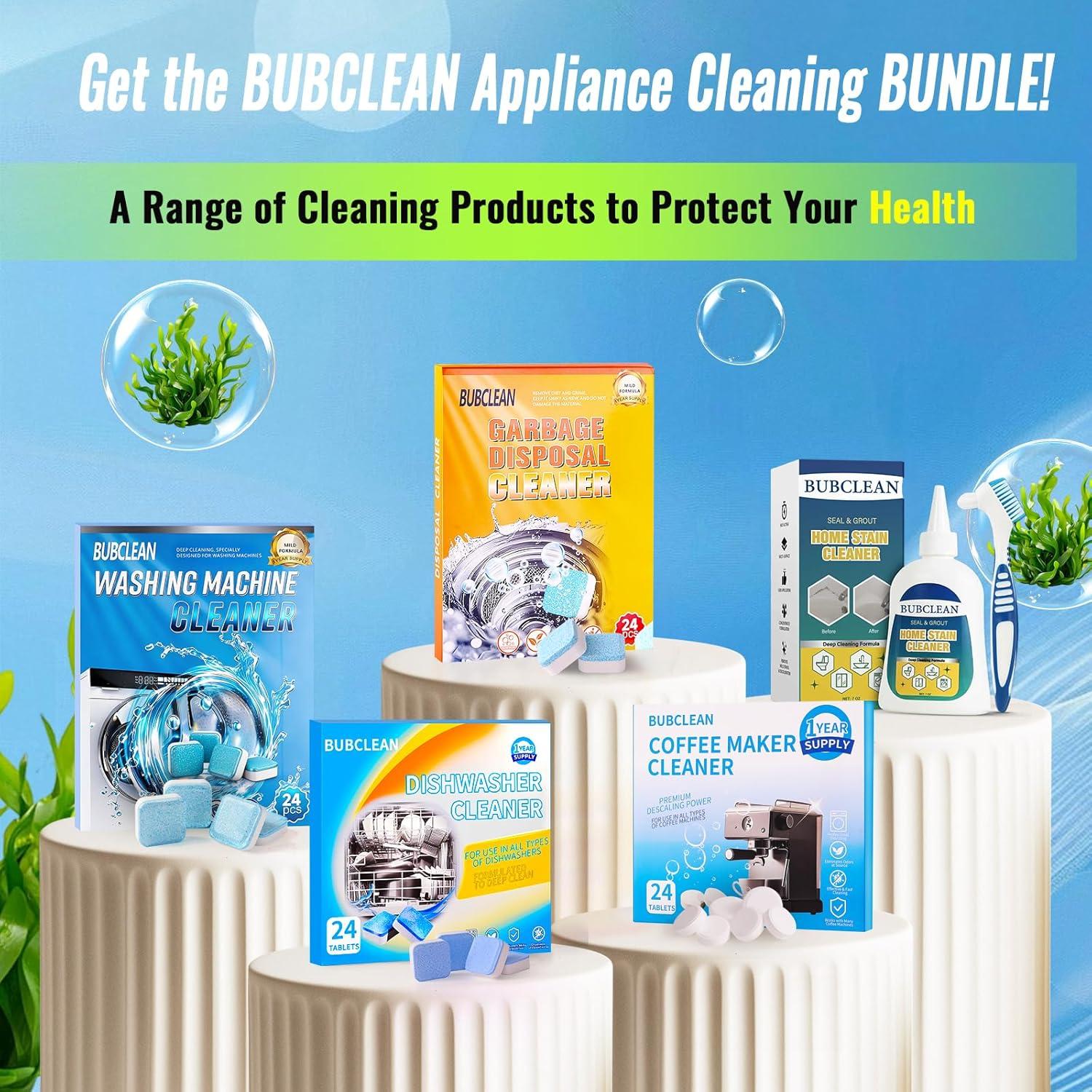 Tabletas Limpiadoras BUBCLEAN para Lavavajillas - 24 Unidades