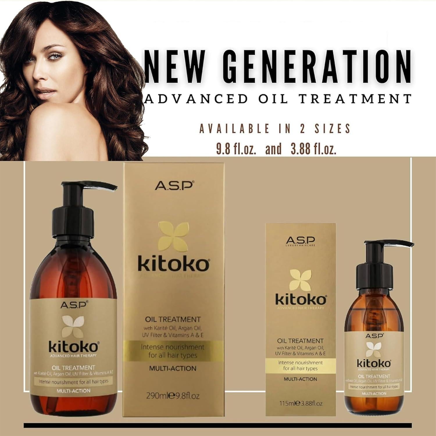 Tratamiento Aceite A.S.P Kitoko 290ml para Cabello