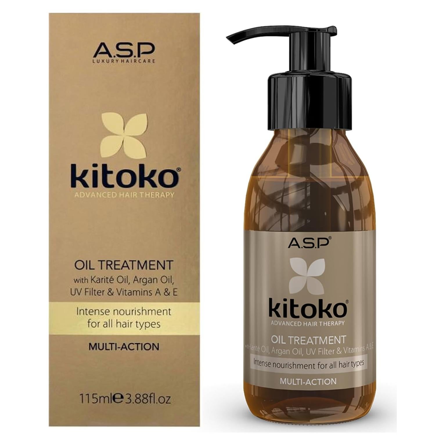 Tratamiento Capilar A.S.P Kitoko Aceite 115ml Nutrición Intensa