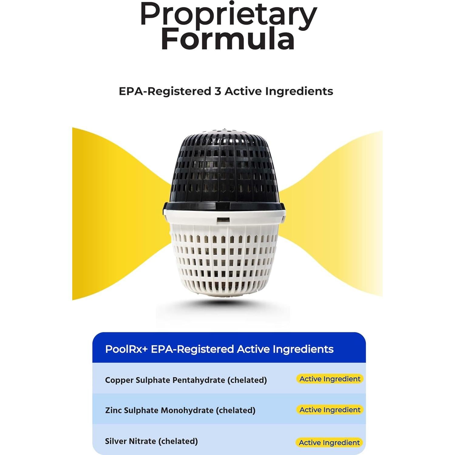 Unidad de piscina PoolRX+ 20k-30k litros - Control de algas