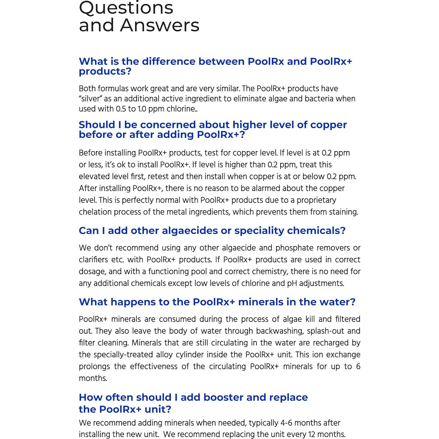 Unidad de piscina PoolRX+ 20k-30k litros - Control de algas