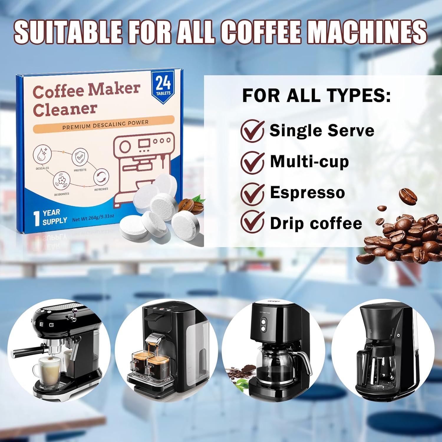 Tabletas Desincrustantes DERDUFT para Cafeteras - 24 Unidades