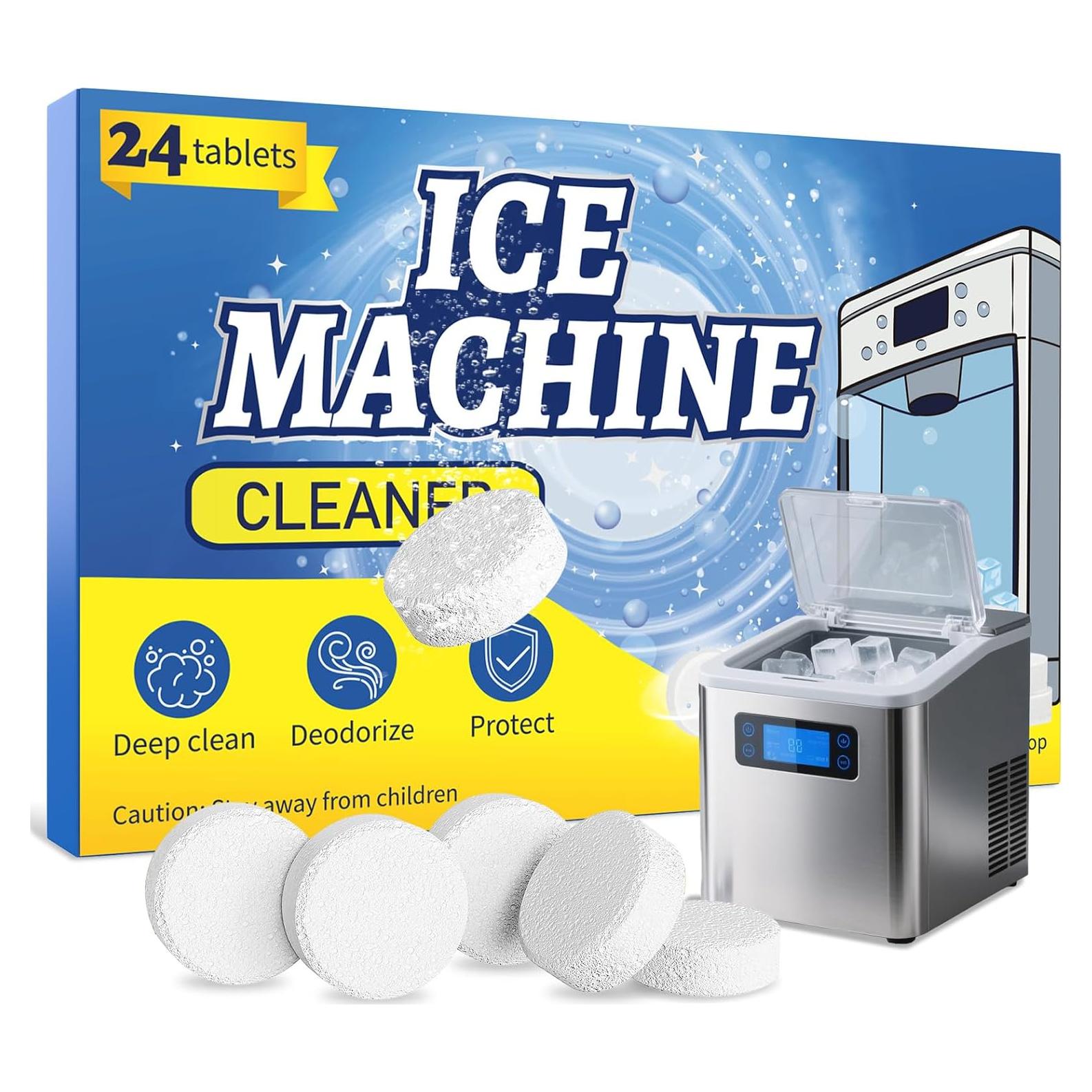 Tabletas Limpiadoras de Hielo Pakimi, 24 Tabletas Desincrustantes