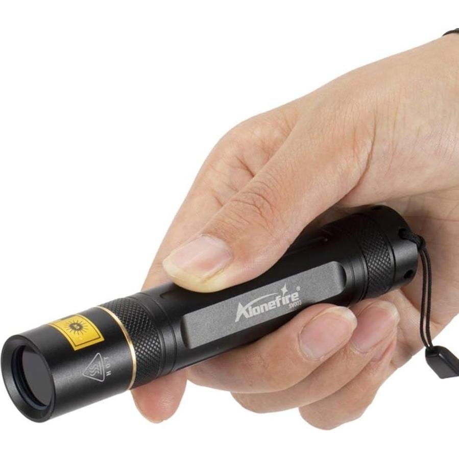 Linterna UV Recargable ALONEFIRE SV003 10W 365nm