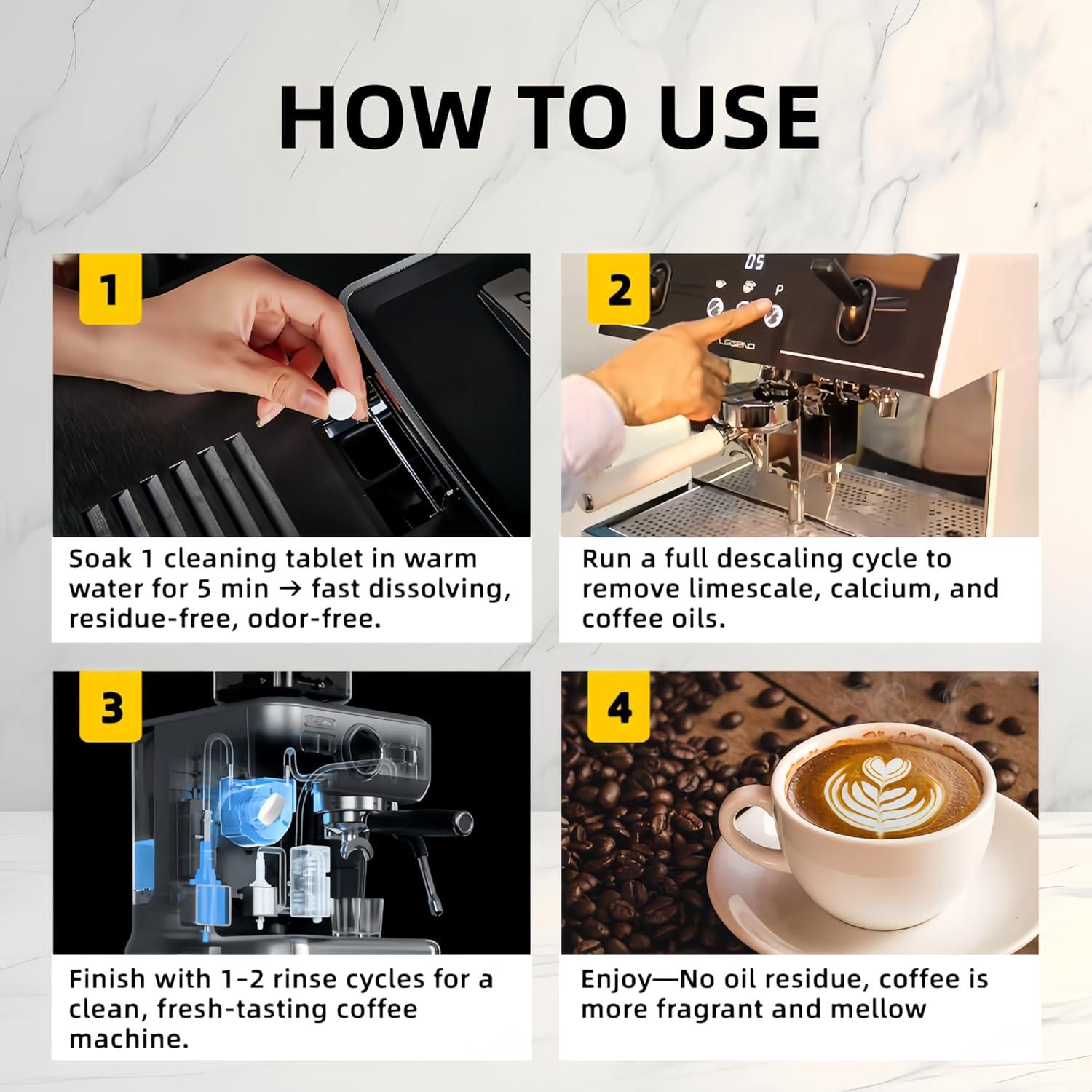 Tabletas de limpieza para máquinas de café PUT GIRL 30 unidades