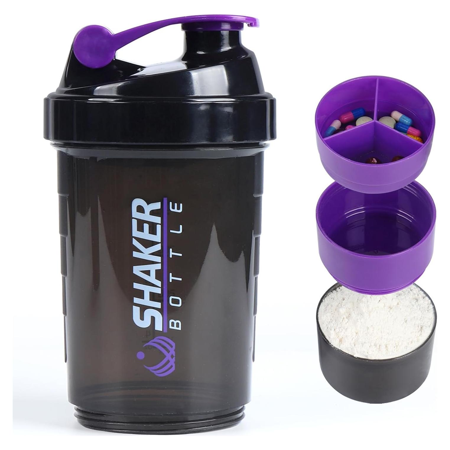 Botella Mezcladora de Proteína VIGIND 650ml A Prueba de Fugas