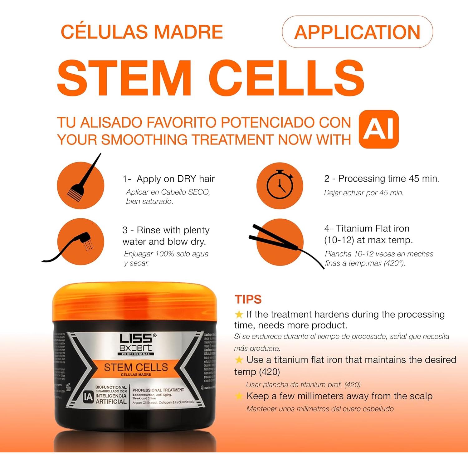 Tratamiento Alisador Liss Expert 2x240g Orgánico para Cabello