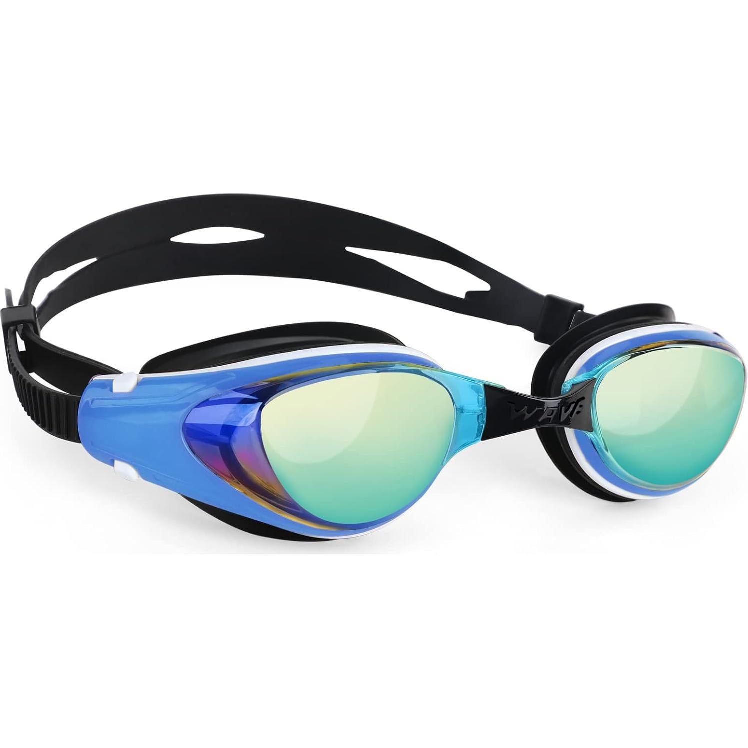 Nearsighted Swim Goggles, Shortsighted Optical Swimming Goggles No Leaking Anti Fog UV Protection for Adult Men Women