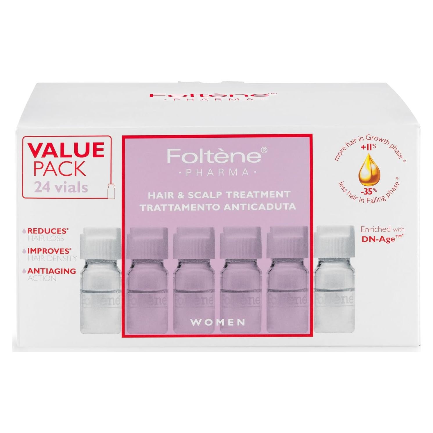 Suero Regenerador Capilar Foltene 24 Viales 10x7x12 cm