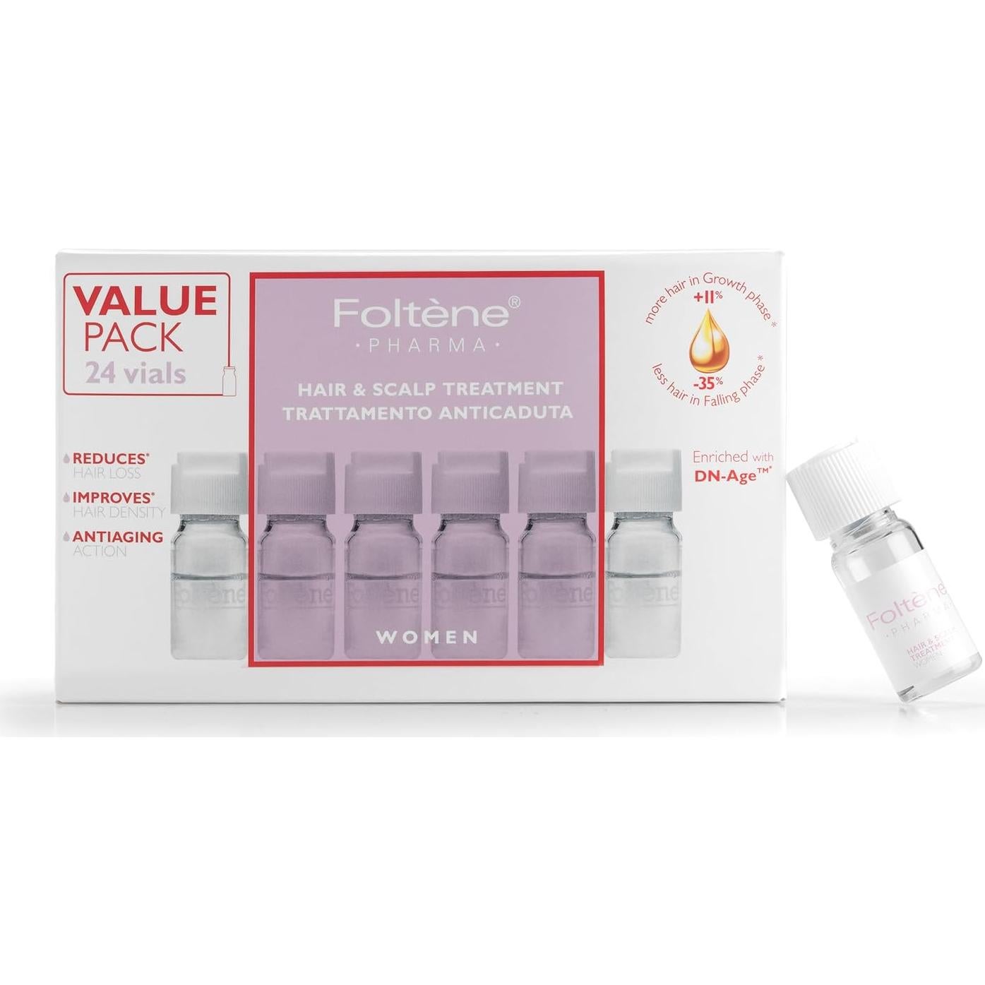 Suero Regenerador Capilar Foltene 24 Viales 10x7x12 cm