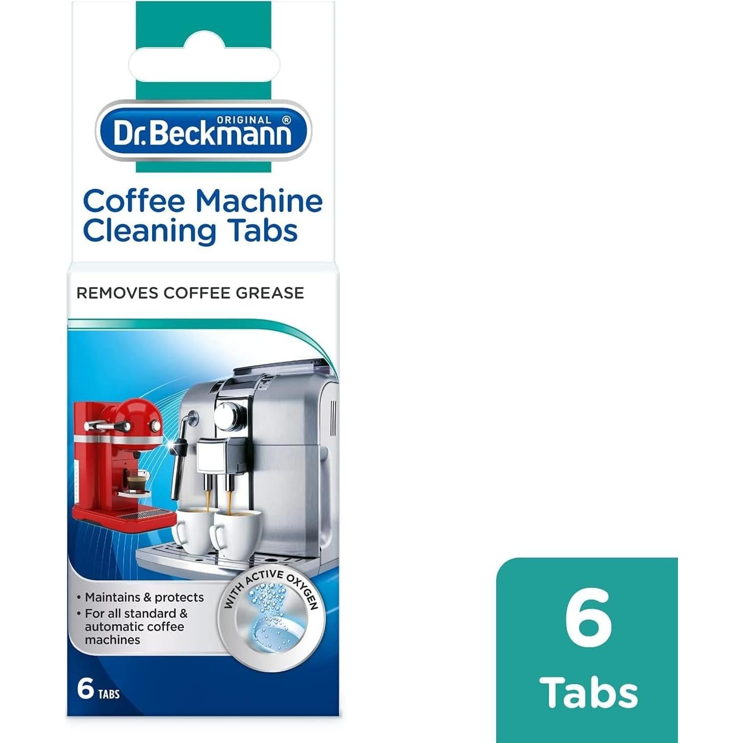 Tabletas de limpieza Dr. Beckmann para máquinas de café - 6 unidades