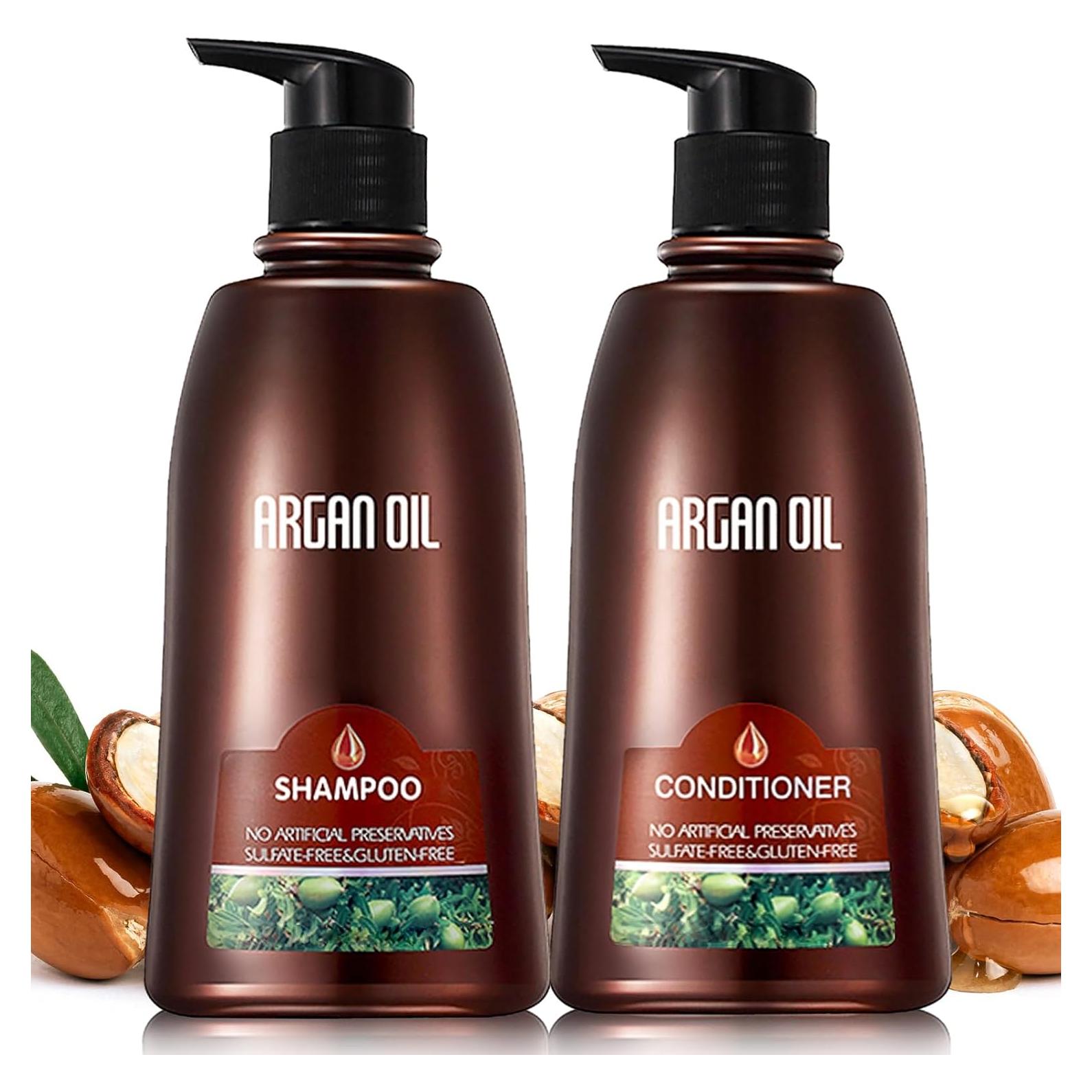 Juego de Champú y Acondicionador Orgánico Bing - Aceite de Argán