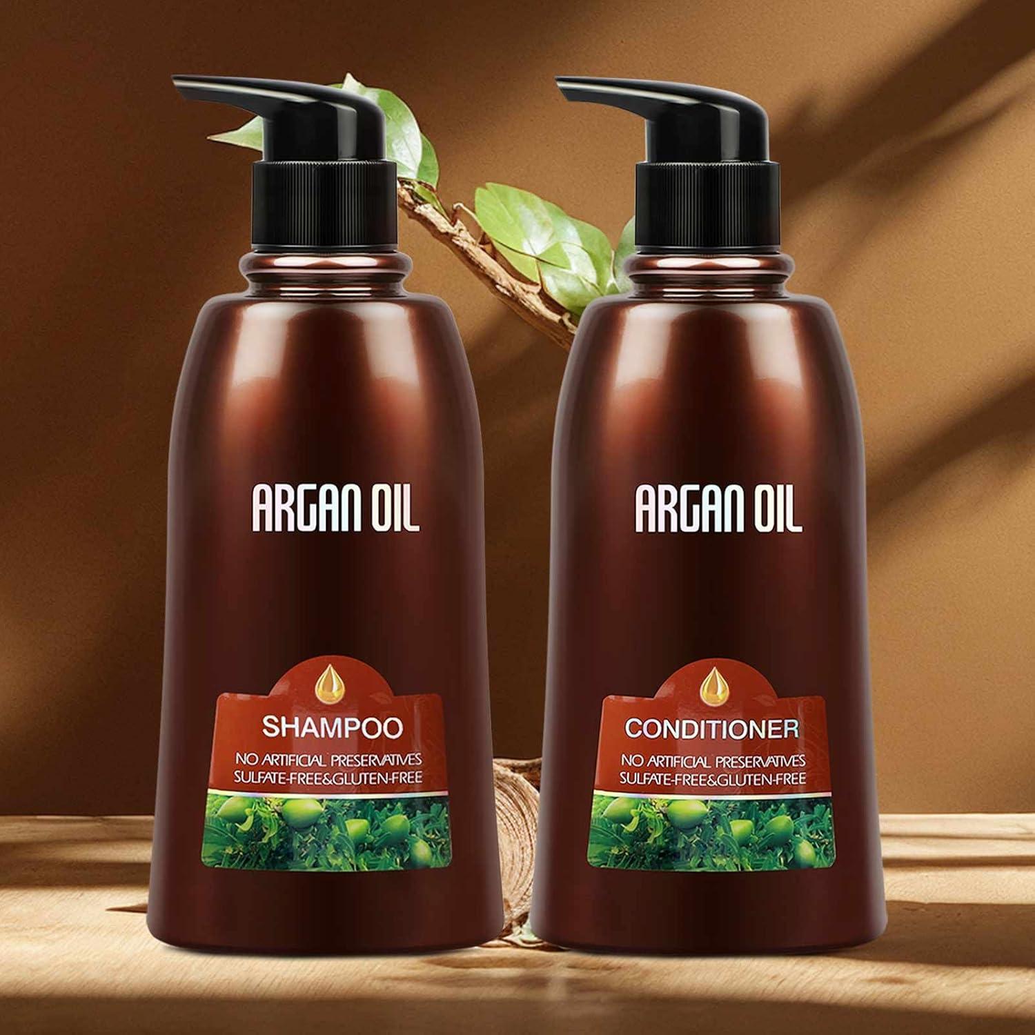 Juego de Champú y Acondicionador Orgánico Bing - Aceite de Argán