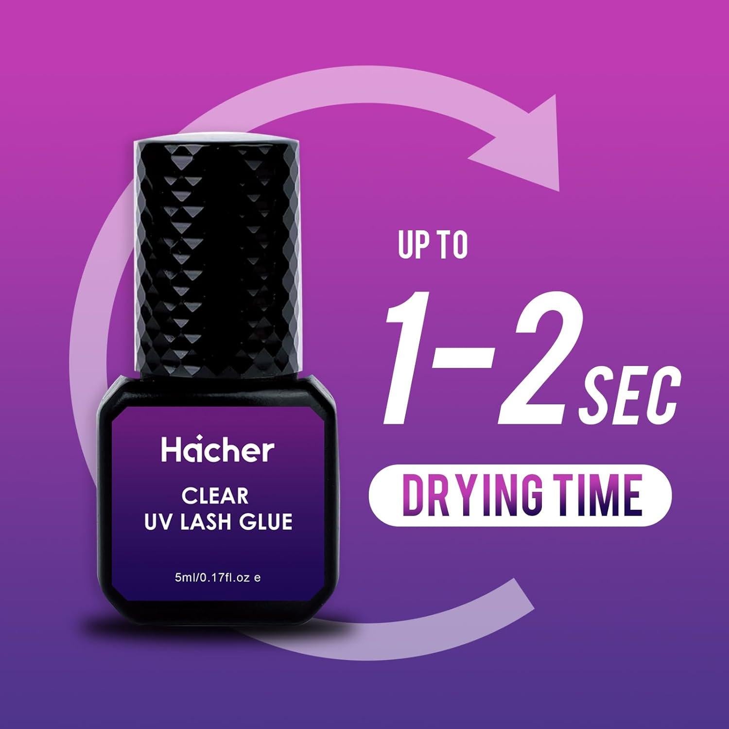 Pegamento UV para Pestañas HAICHER 5ml Secado Rápido