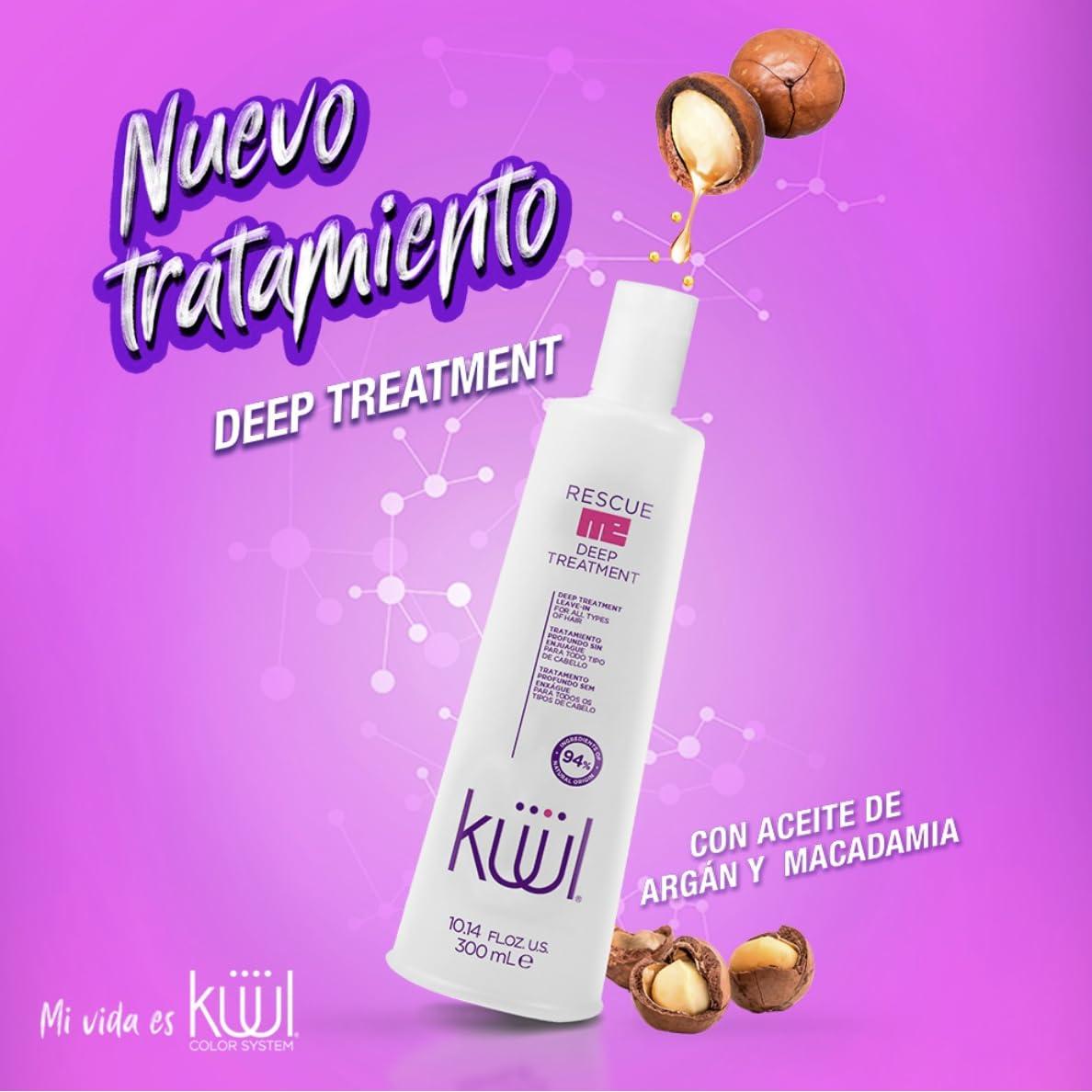 Tratamiento Profundo Kuul Rescue Me 300 ml con Aceite de Argán