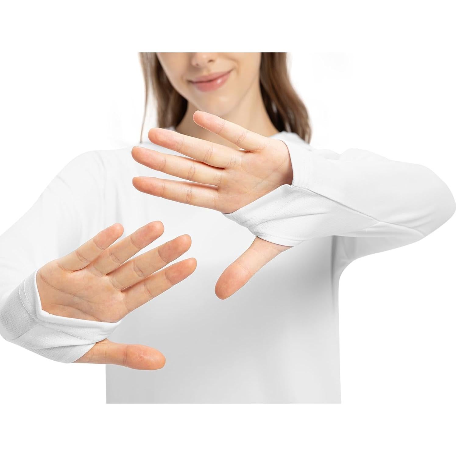 TBMPOY Womens UPF 50+ Sun Protection Hoodie Shirt Long Sleeve Fishing Hiking Outdoor UV Shirt Lightweight