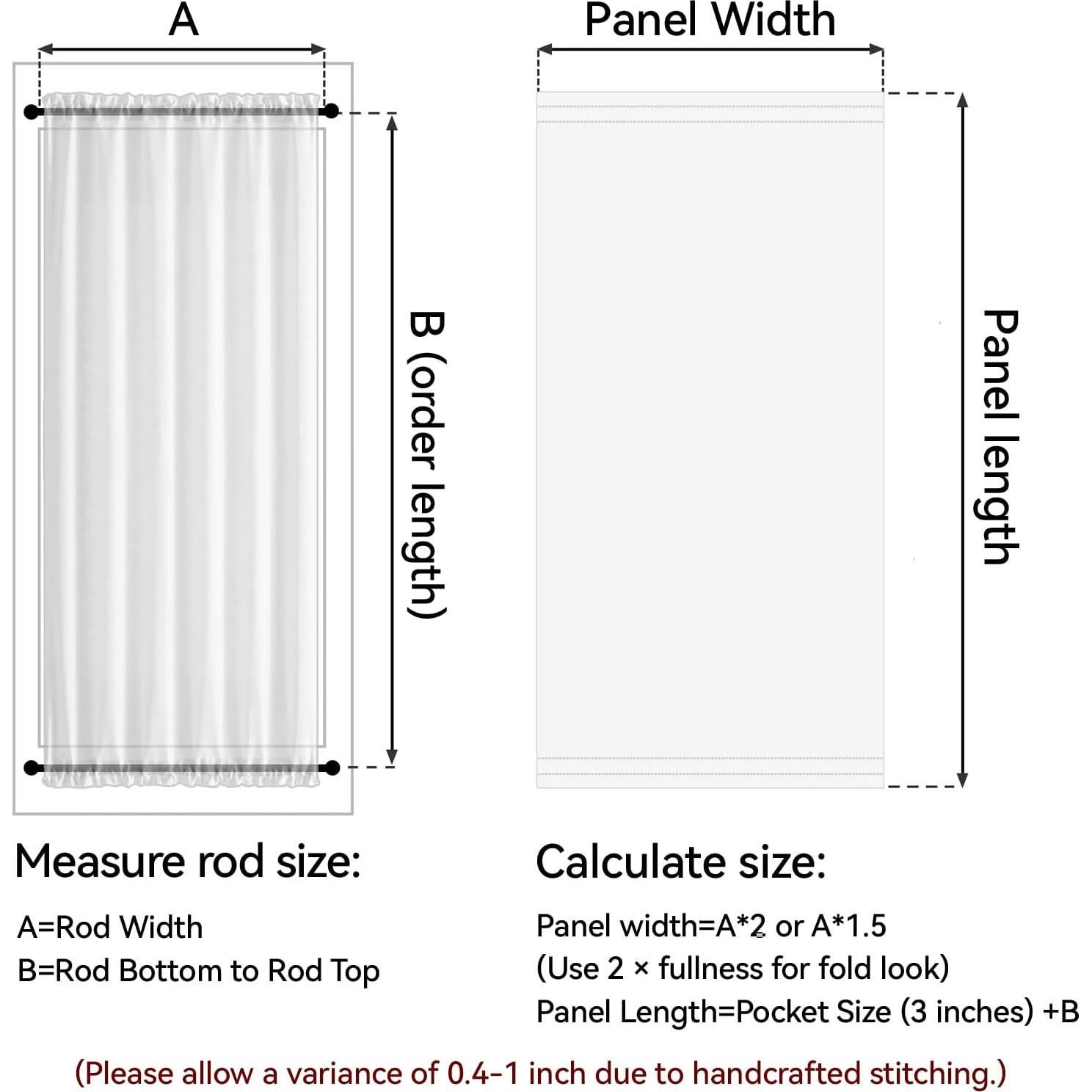 Cortina Francesa Vatge 91x183 cm Autoadhesiva Negra