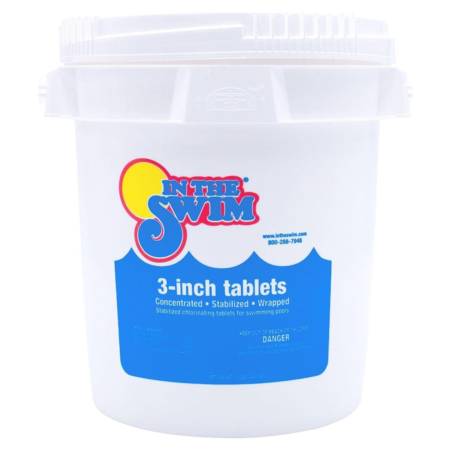 Tabletas de Cloro In The Swim 4,54 kg para Piscinas