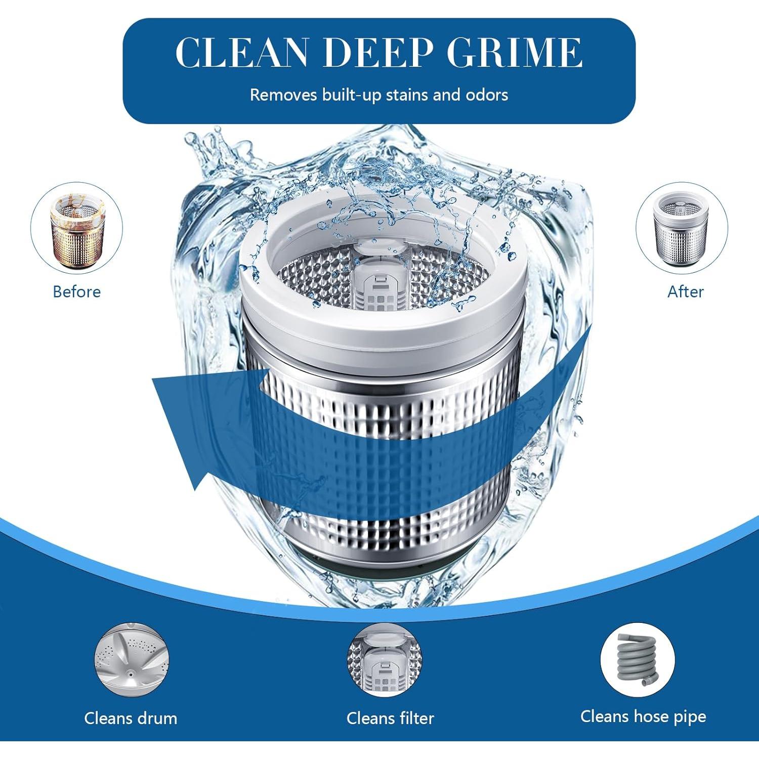 Tabletas Limpiadoras de Lavadora OOOFLOWER 24PC para Mascotas