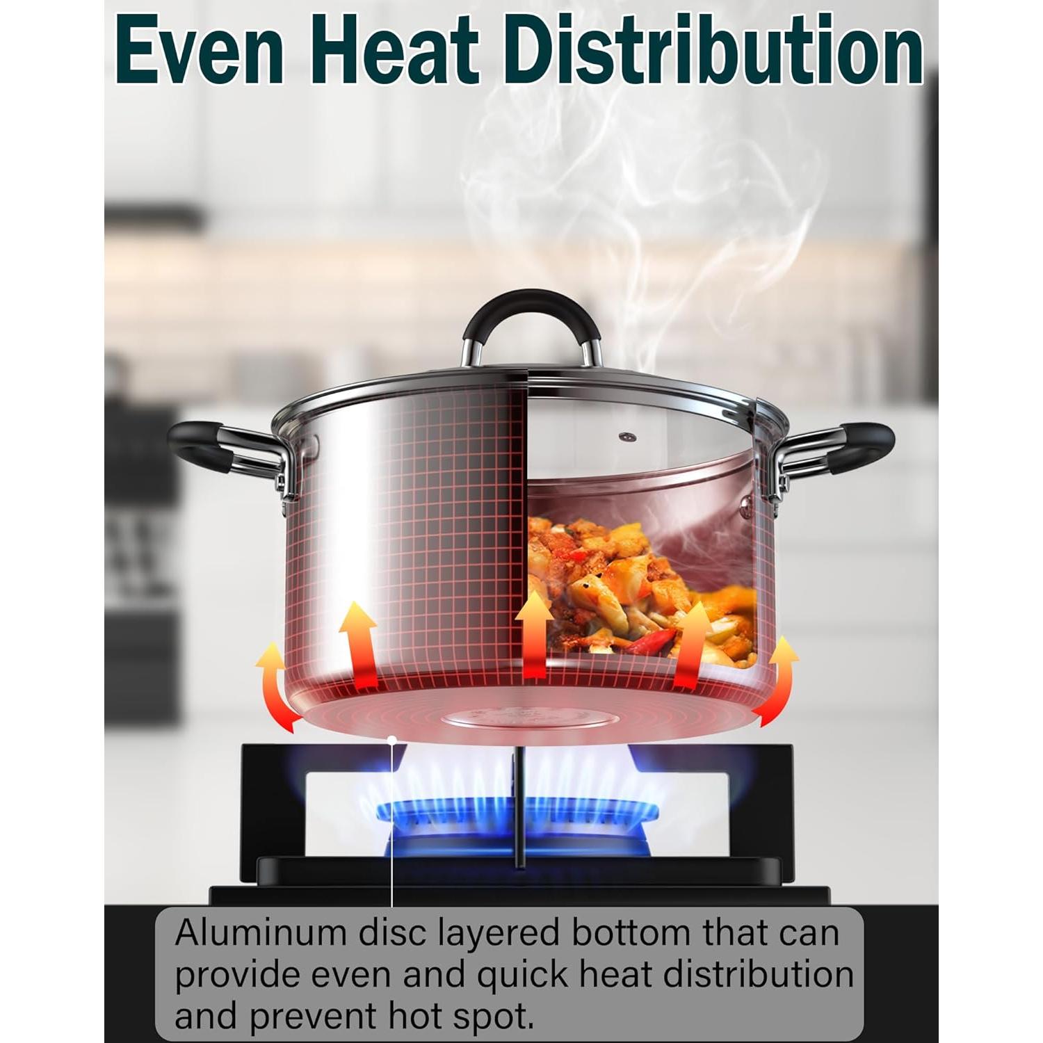 Juego de Utensilios de Cocina Cook N Home 10 Piezas Acero Inoxidable