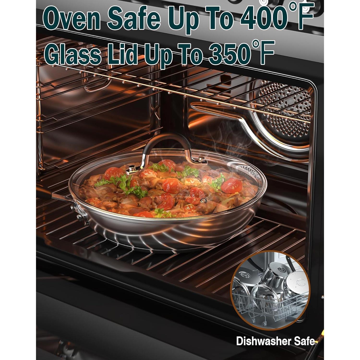 Juego de Utensilios de Cocina Cook N Home 10 Piezas Acero Inoxidable