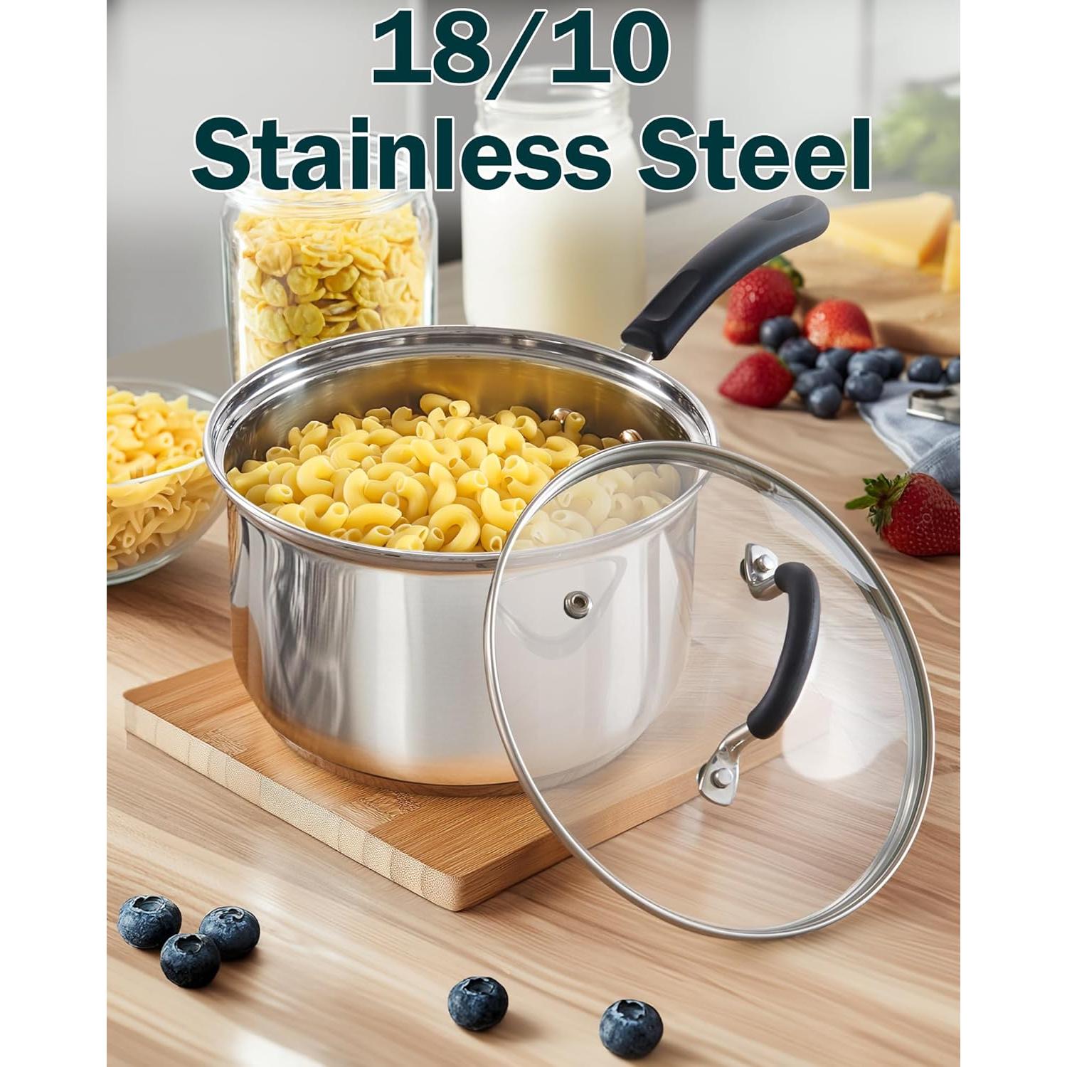 Juego de Utensilios de Cocina Cook N Home 10 Piezas Acero Inoxidable