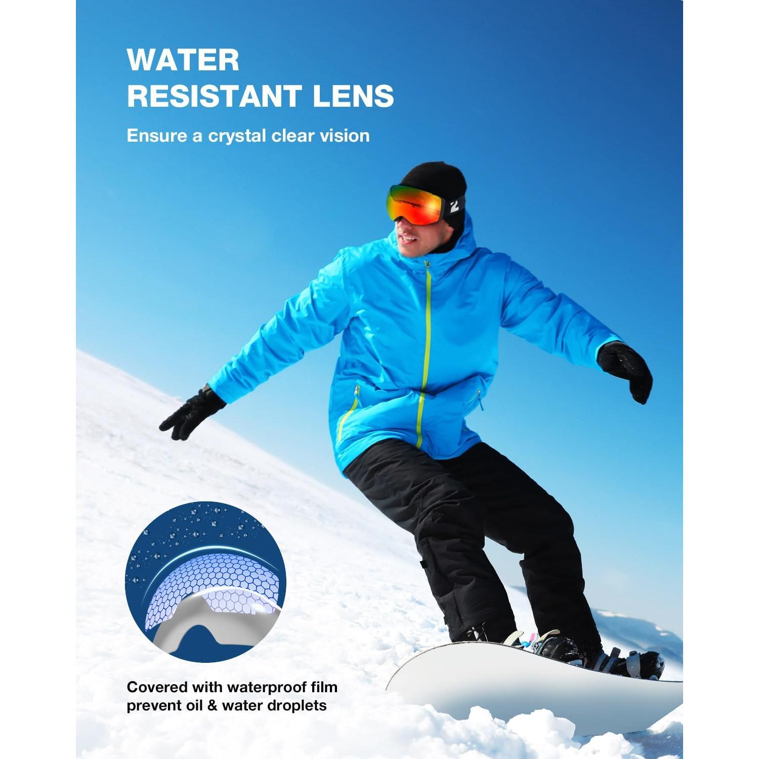 Gafas de Esquí ZIONOR X4 Lente Magnética Anti-vaho UV400