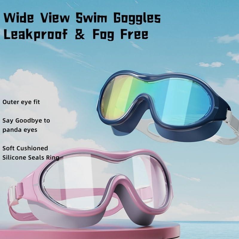 Gafas de Natación UV Anti-Vaho Ajustables Unisex