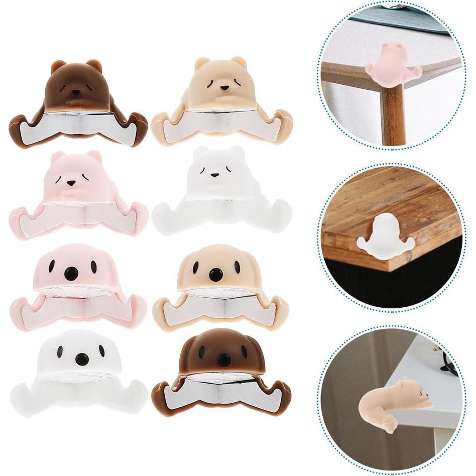 Protectores de Esquinas de Silicona Ibasenice 8 Piezas 3.81 cm