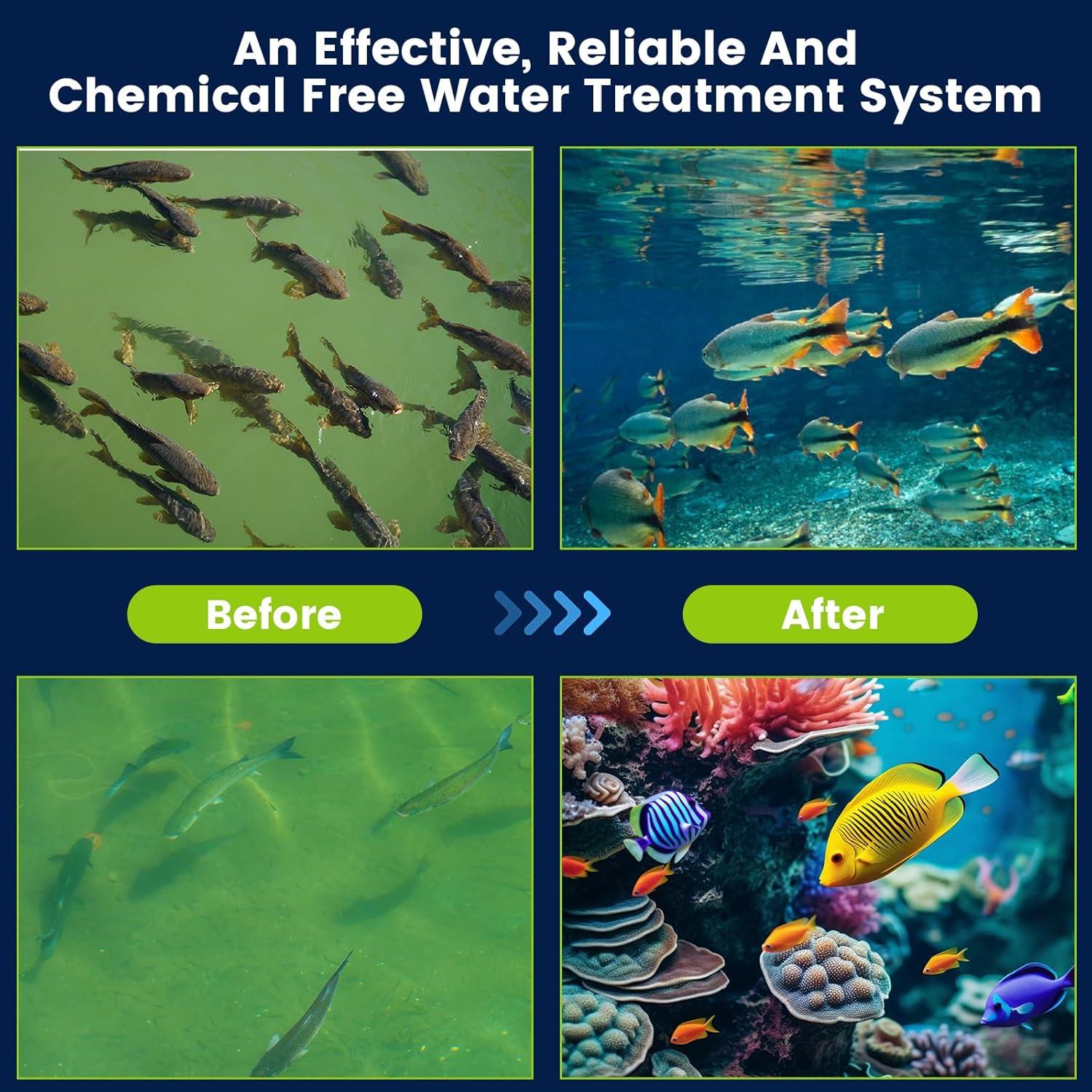 Lámpara UV 40W YUBEYI para filtro Aqua, 18000h