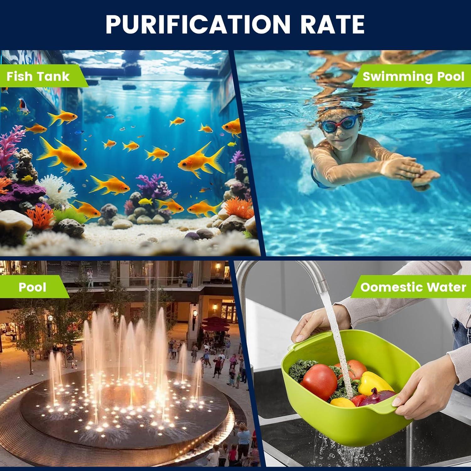 Lámpara UV 40W YUBEYI para filtro Aqua, 18000h