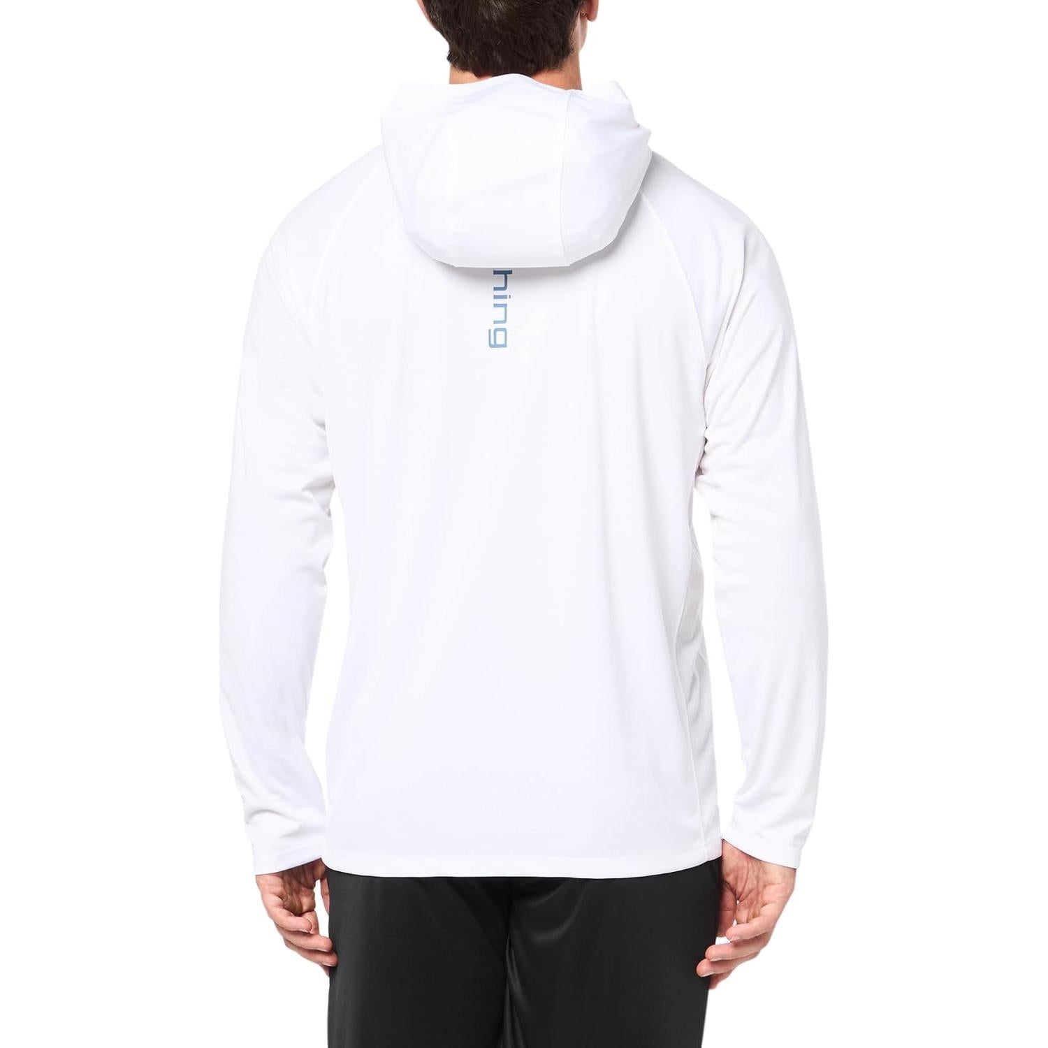 HUK Men's Pursuit Vented Long Sleeve Hoodie, Fishing Shirt with Hood