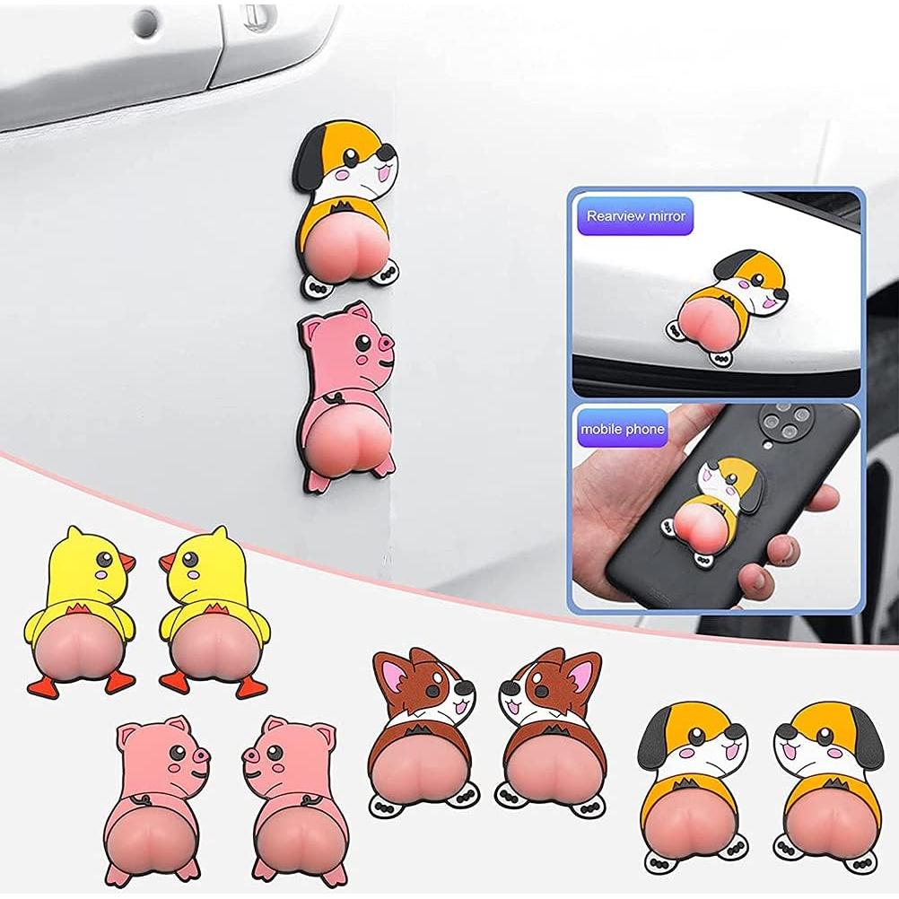 Pegatinas Anti-Colisión de Silicona 3D aqxreight para Coche