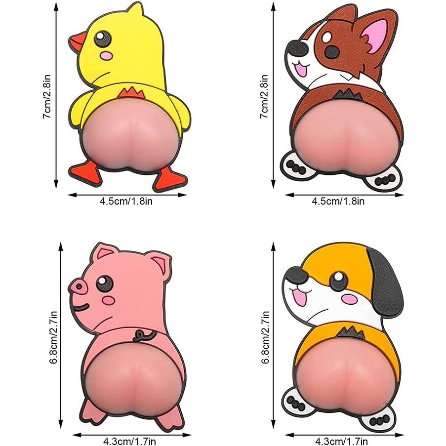 Pegatinas Anti-Colisión de Silicona 3D aqxreight para Coche